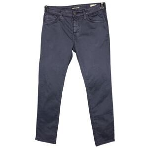 Mavi Jeans Jake Slim Straight Navy Blue Twill Preppy Casual Pants Men's 33x32